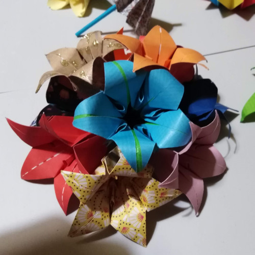 Flor de cinco pétalos